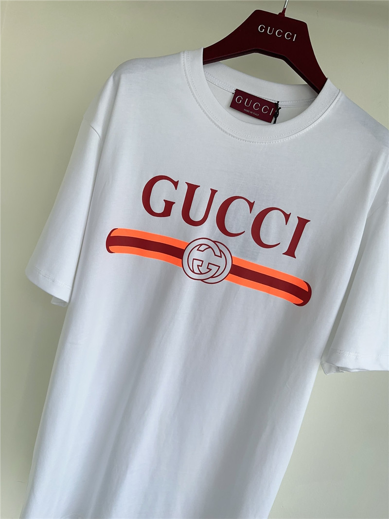Gucci classic monogrammed short sleeve t-shirt