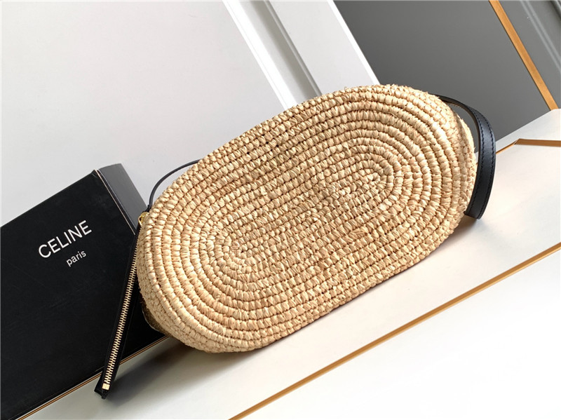 Ce1i*e teen plant cowhide classic basket bag