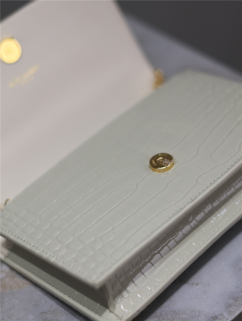 Y51 kate tassel chain bag in white