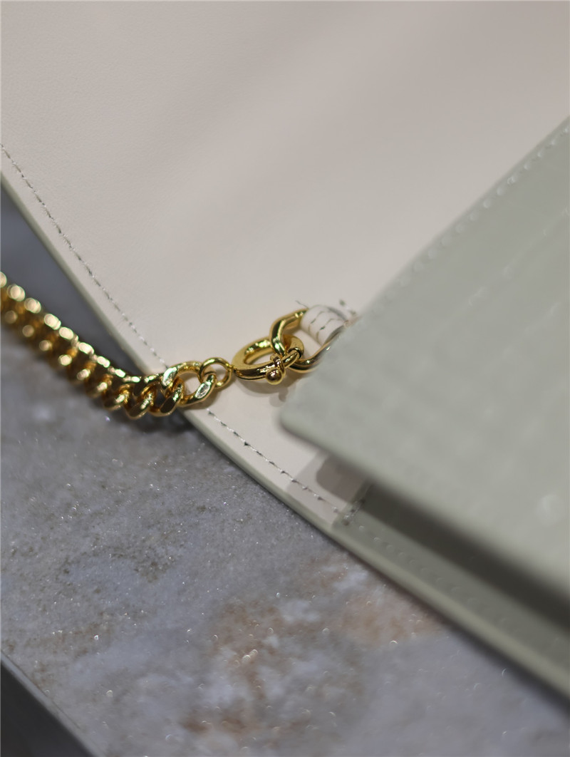 Y51 kate tassel chain bag in white