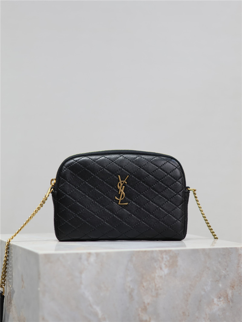 Sa1nt Lau*nt gaby zipped pouch in black