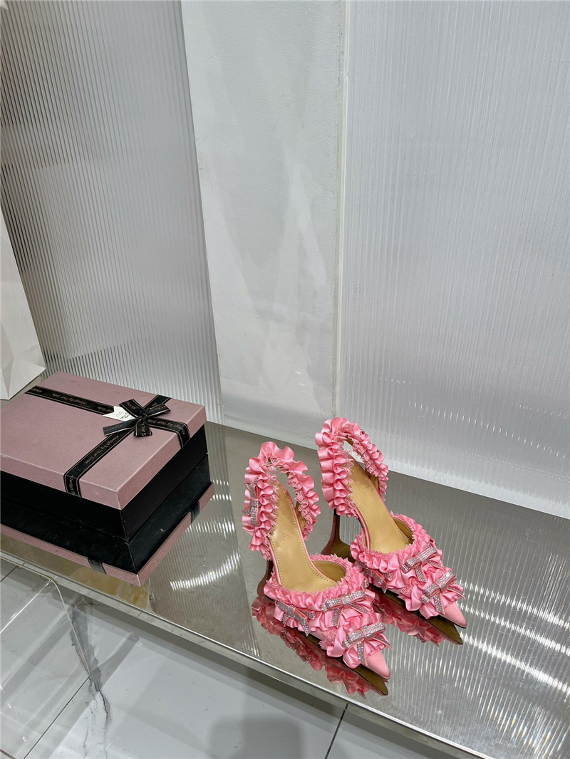 Mach & Mach Silk Slingback Pumps