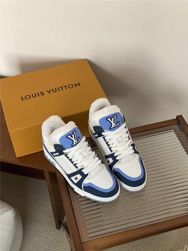 l0vis Vvtt0n lv trainer fur sneakers in blue