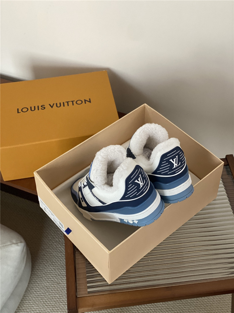 l0vis Vvtt0n lv trainer fur sneakers in blue