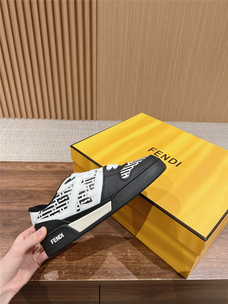 F**di logo women’s sneakers in black