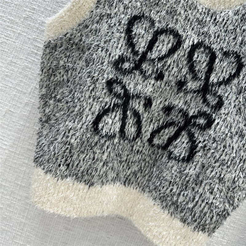 L0ew* women’s black plush vest