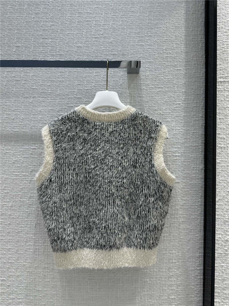 L0ew* women’s black plush vest