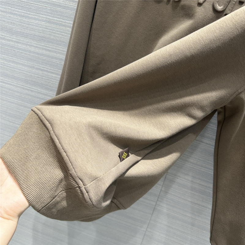 l0vis Vvtt0n lv hooded logo sports sweatshirt suit