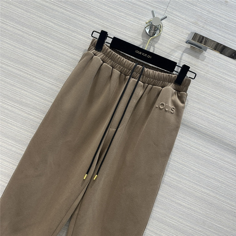 l0vis Vvtt0n lv hooded logo sports sweatshirt suit