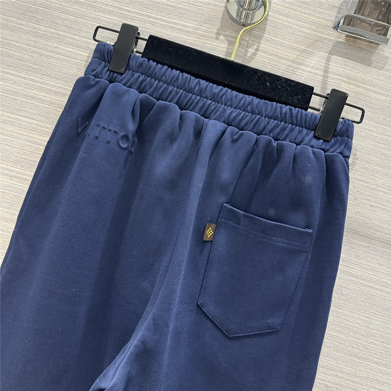 l0vis Vvtt0n lv blue hooded logo sweatshirt suit