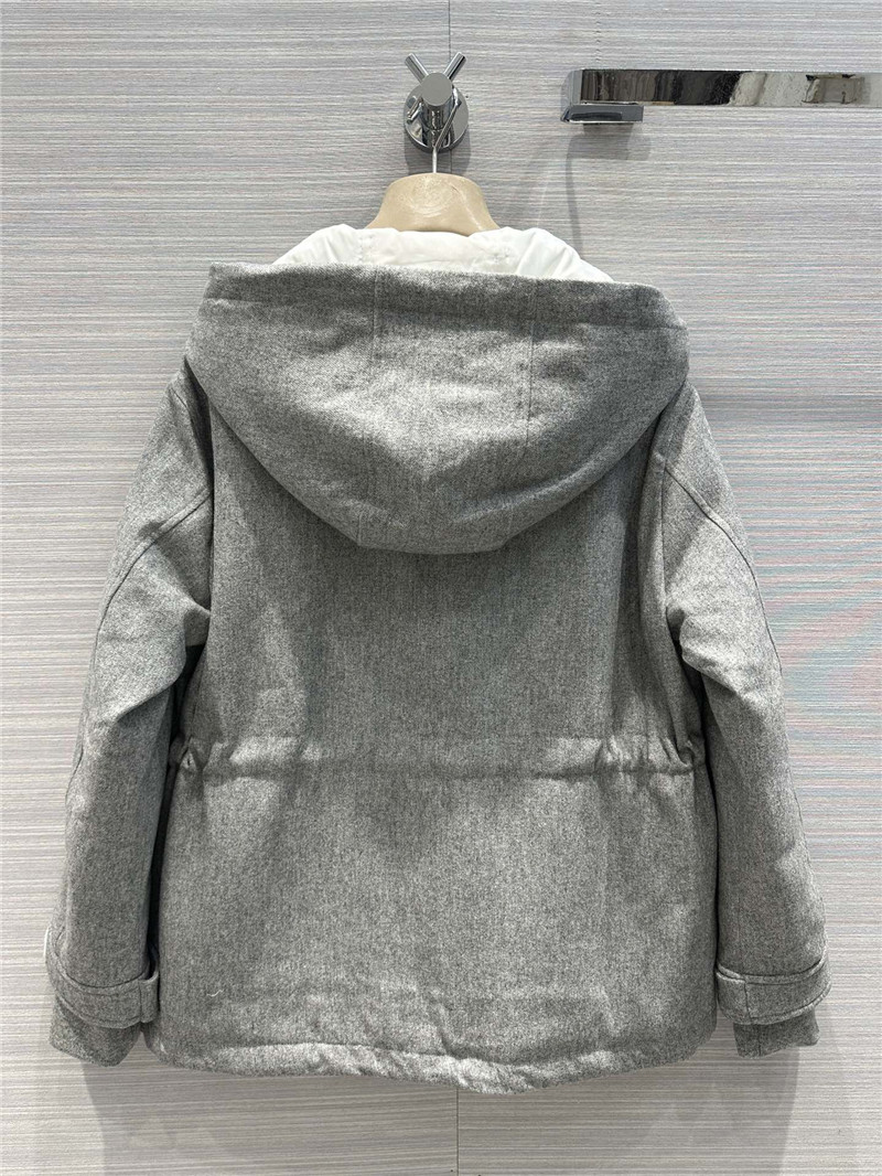 BC Dark Grey Wool Down Jacket