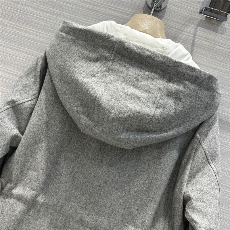 BC Dark Grey Wool Down Jacket