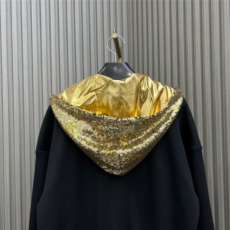 Ch**el handmade hooded knitted cardigan