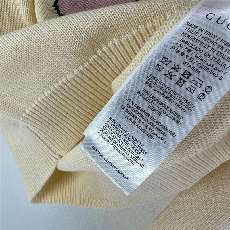 Gvc*1 off-white dragon appliqu¨¦ sweater