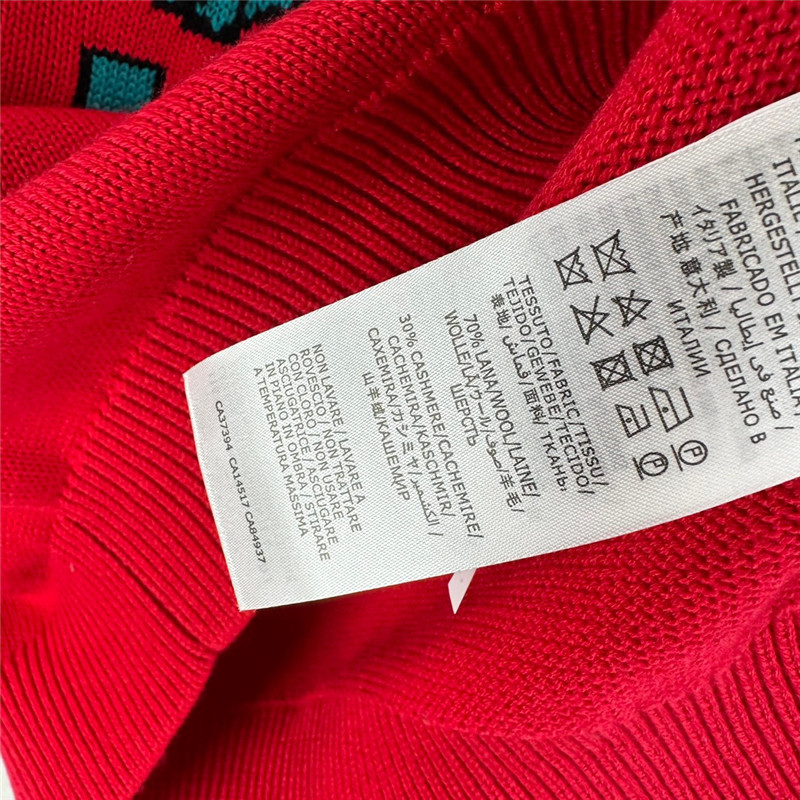 Gvc*1 red dragon appliqu¨¦ sweater