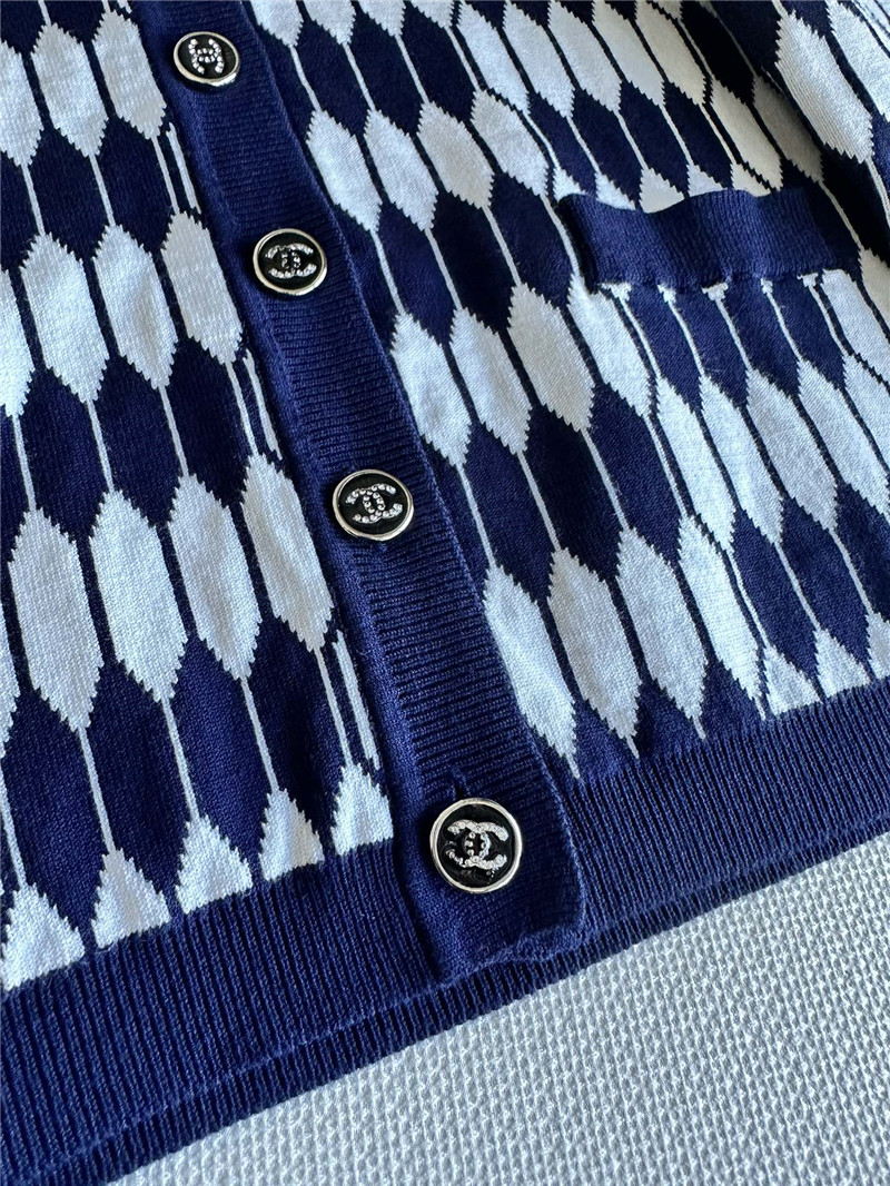 Gvc*1 jacquard knitted cardigan sweater
