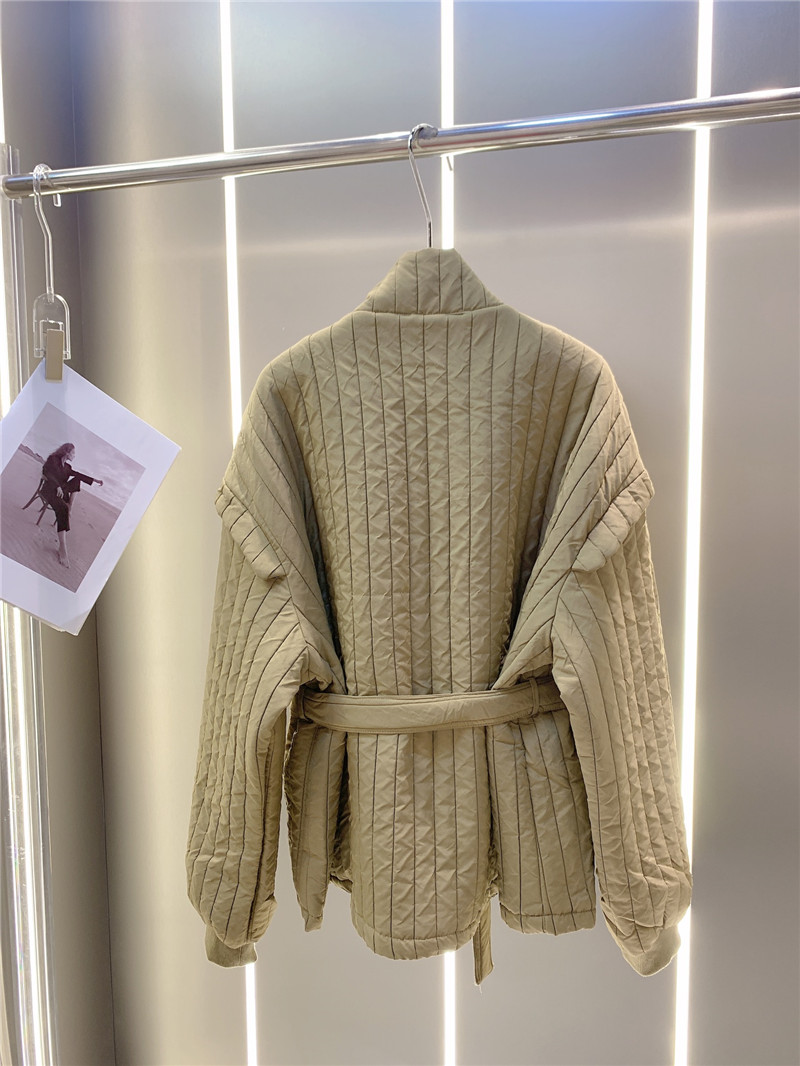 Y51 stand collar padded jacket