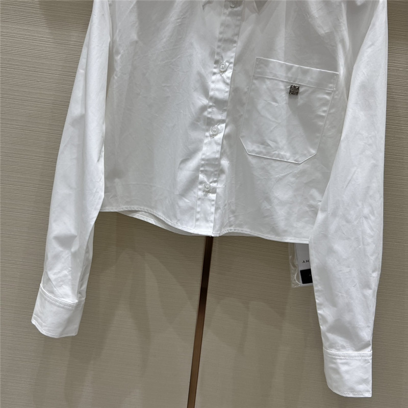 Givenchy new embroidered cotton shirt