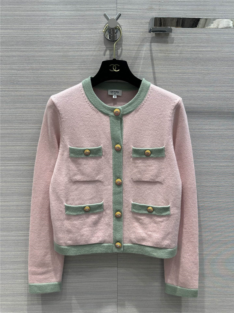 Gvc*1 crew cashmere cardigan sweater