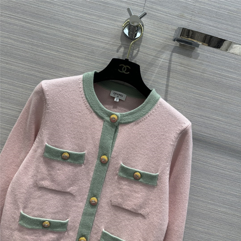 Gvc*1 crew cashmere cardigan sweater