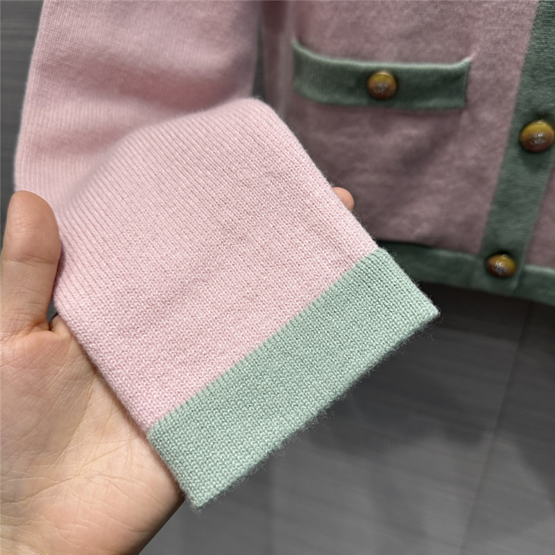 Gvc*1 crew cashmere cardigan sweater