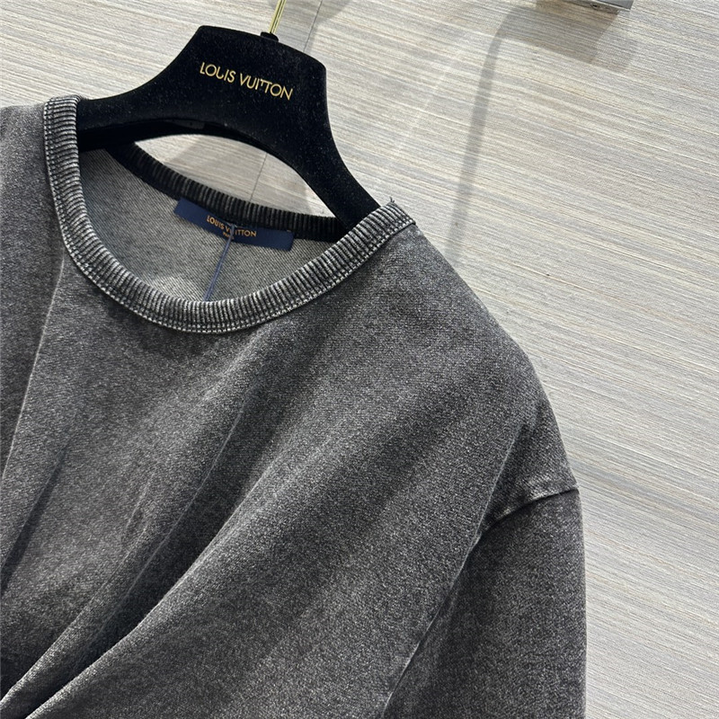 Gucci star silver silk special yarn knitted slim top