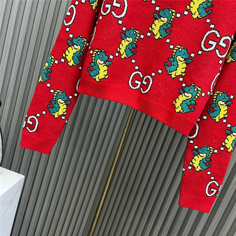 Gvc*1 logo zodiac knitted sweater