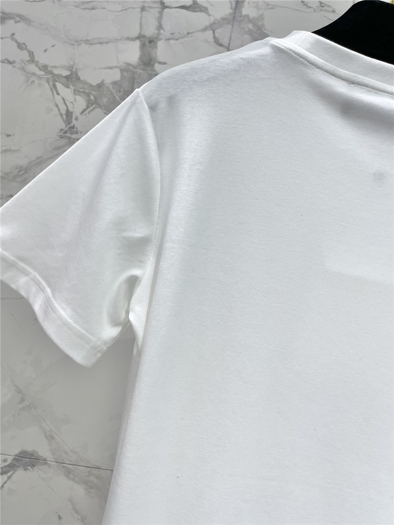 Ch**el colorblock embellished short-sleeved t-shirt