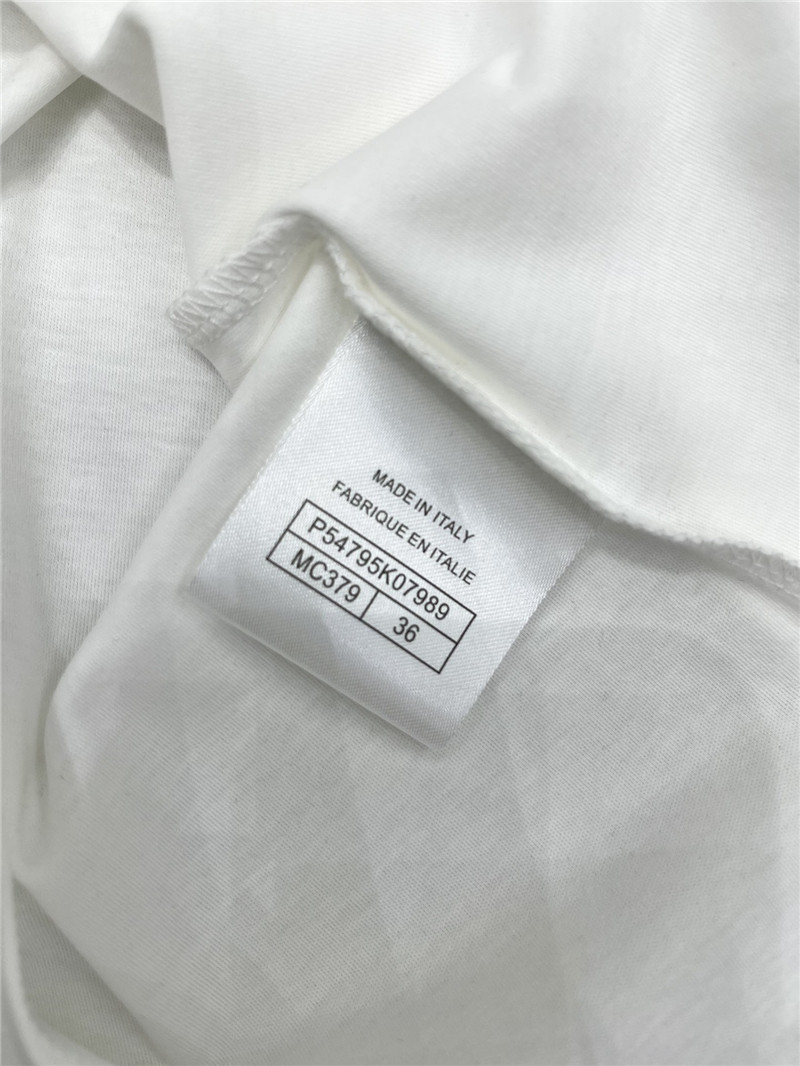 Ch**el colorblock embellished short-sleeved t-shirt