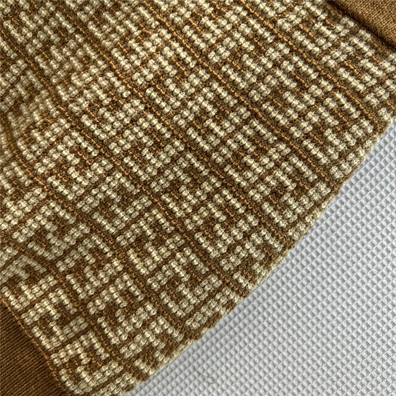 F**di classic ff jacquard knitted hip skirt