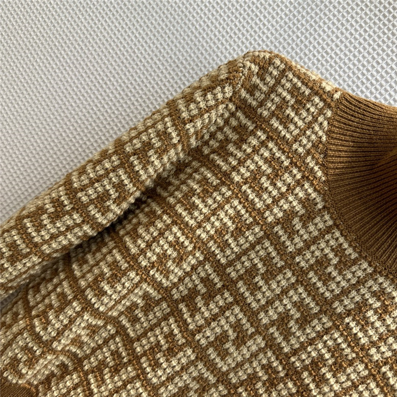 F**di ff jacquard turtleneck sweater