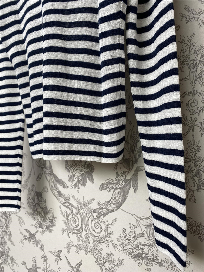 D10r new lucky star striped knitted long sleeves