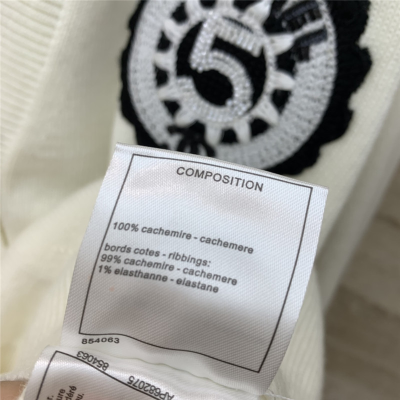 Ch**el sequin embroidered cardigan