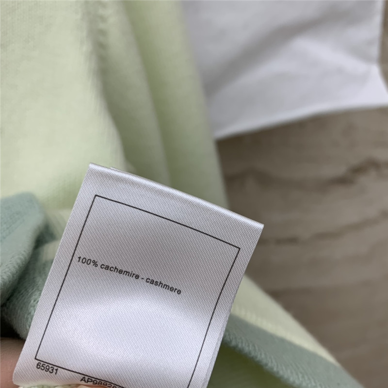 Ch**el macaron color cardigan in green