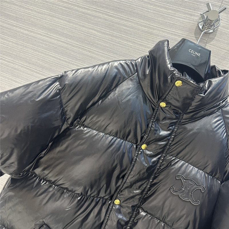 Ce1i*e arc de triomphe embroidered down jacket