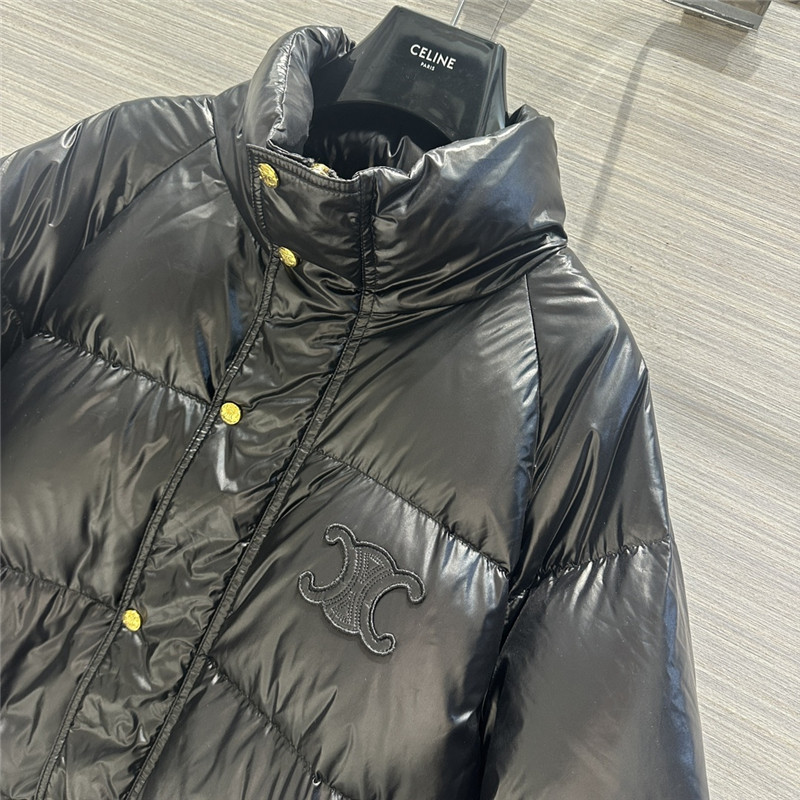 Ce1i*e arc de triomphe embroidered down jacket