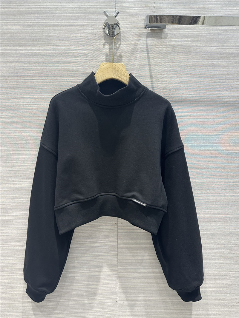 A1exa*der wang short sweatshirt + small skirt suit