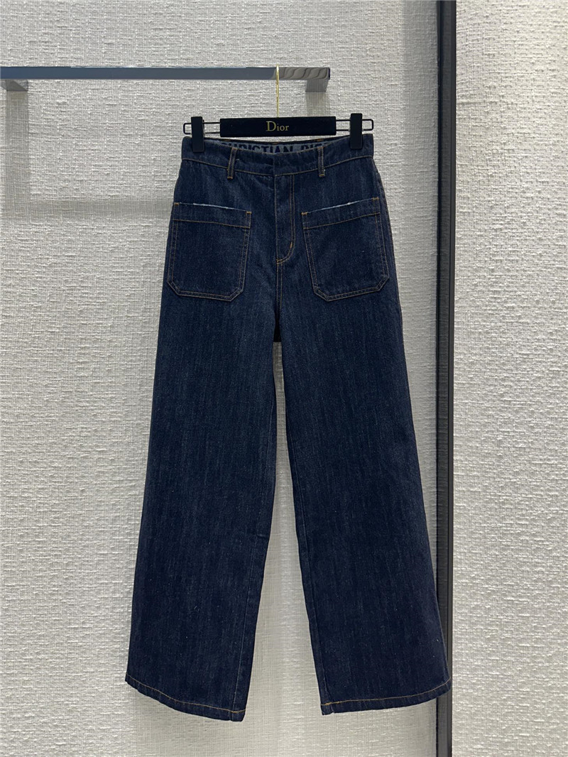 D10r new double pocket straight jeans