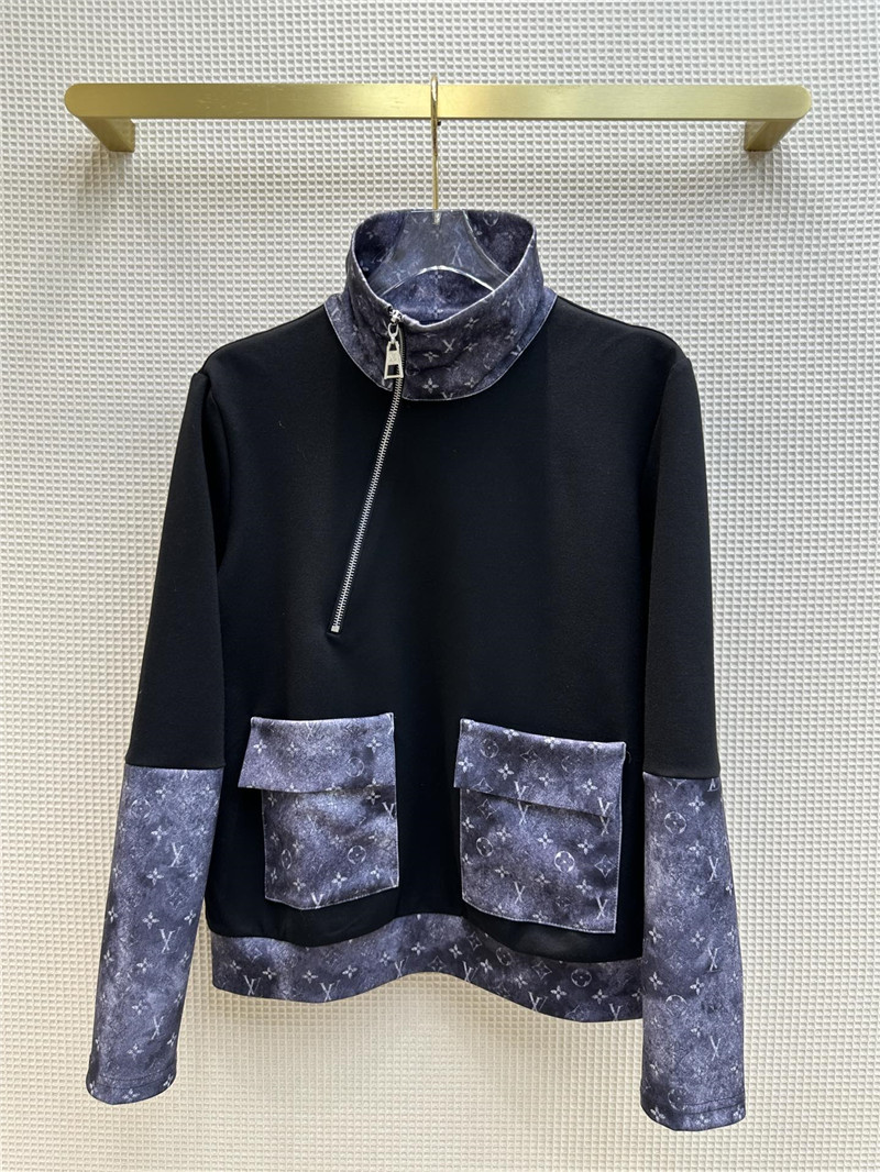 l0vis Vvtt0n printed patchwork jacket