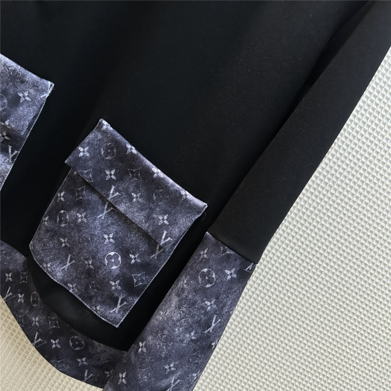 l0vis Vvtt0n printed patchwork jacket