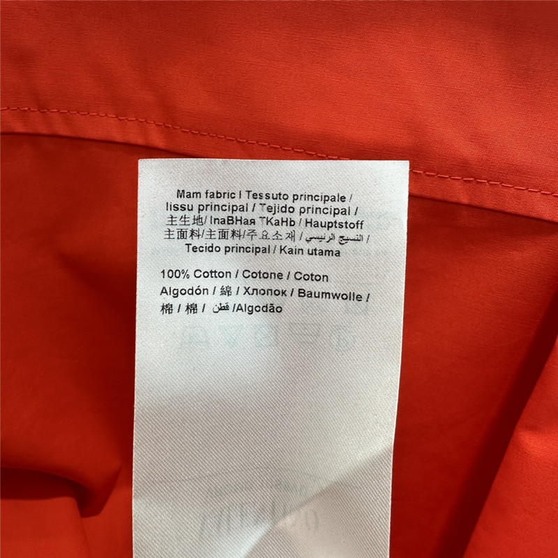 Va1e*ntin0 v-shaped metal button tie embellished shirt