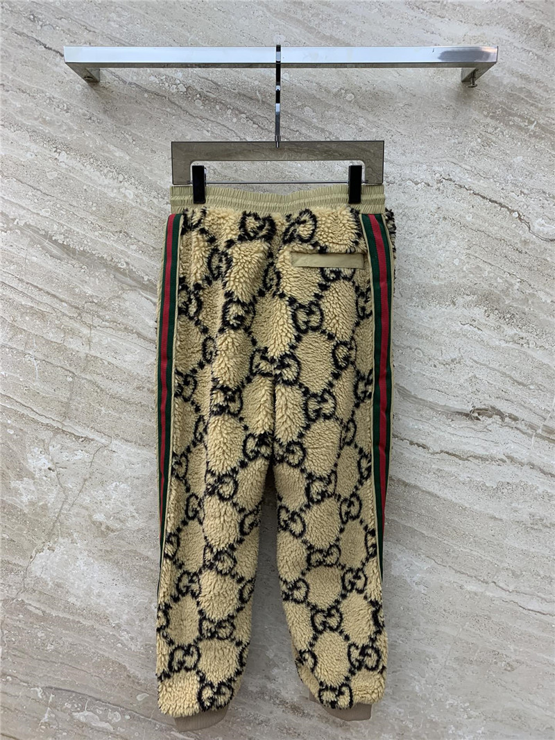 Gvc*1 gg wool knit jogging trousers