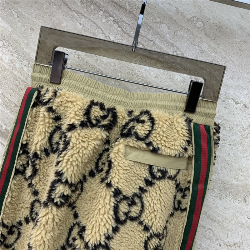 Gvc*1 gg wool knit jogging trousers