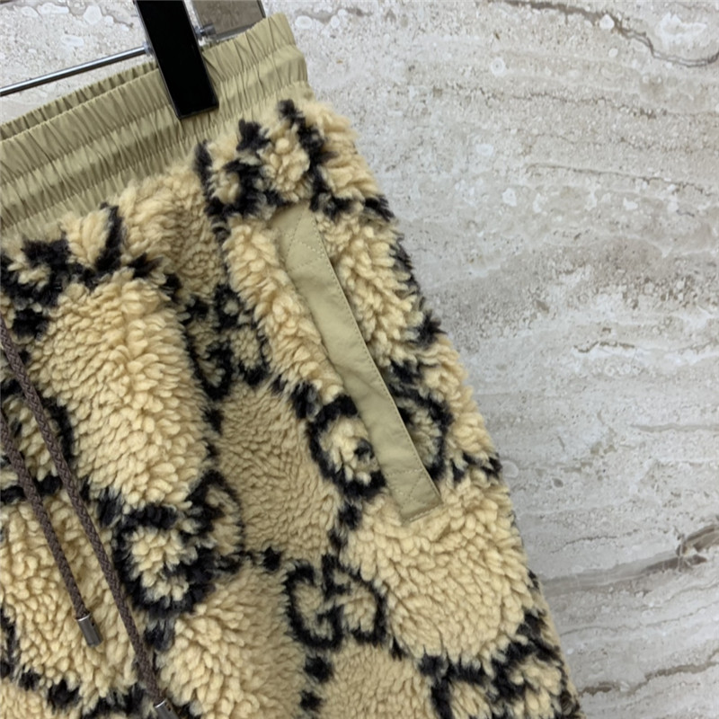 Gvc*1 gg wool knit jogging trousers