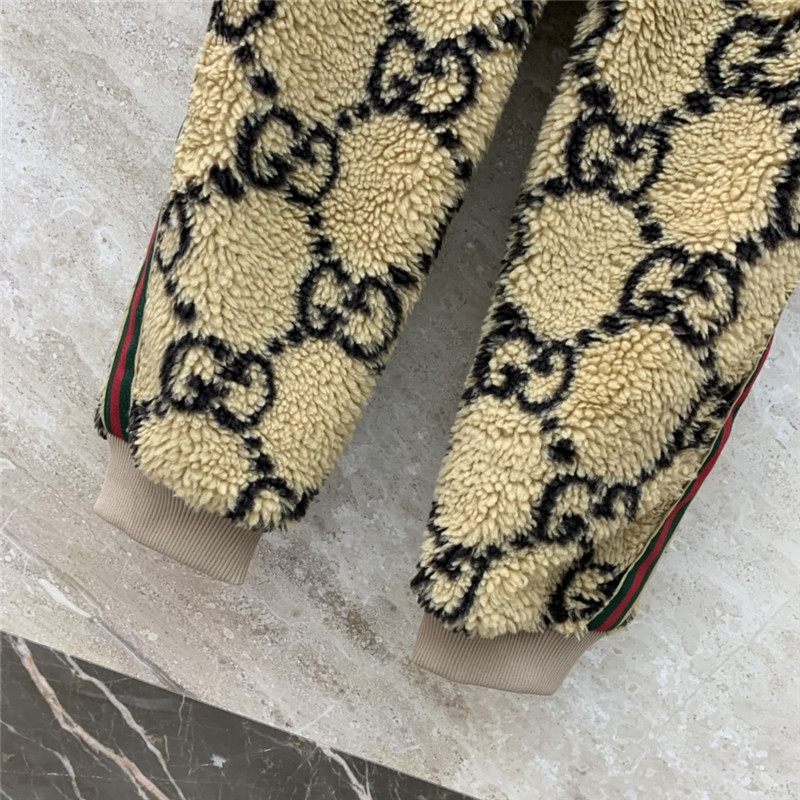 Gvc*1 gg wool knit jogging trousers