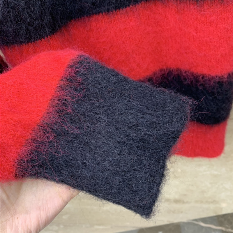 Va1e*ntin0 mohair oversize striped sweater