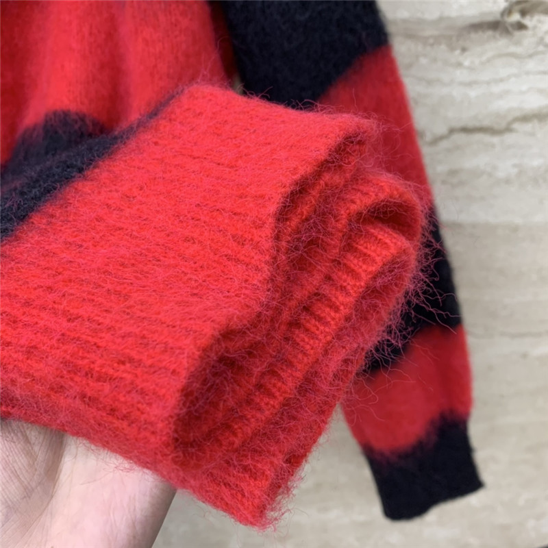 Va1e*ntin0 mohair oversize striped sweater