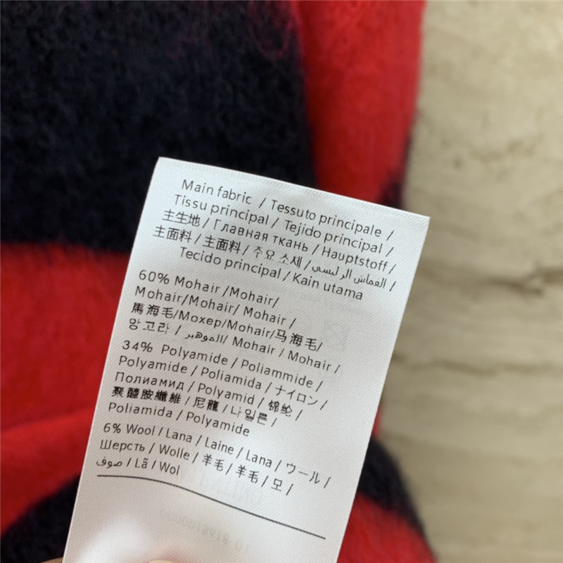 Va1e*ntin0 mohair oversize striped sweater