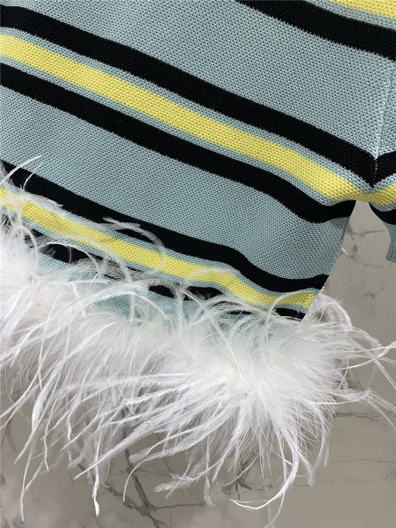 Miu Miu Striped Knitted Suit