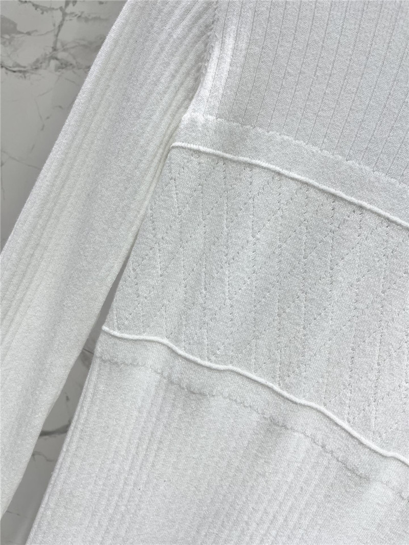 Ch**el logo patchwork knitted sweater